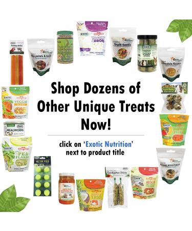 Nectar Pods: Calcium-Fortified Jelly Fruit Treat for Sugar Gliders, Marmosets, Parrots, and More - Variety 4 Pack - Buy Online on GoSupps.com