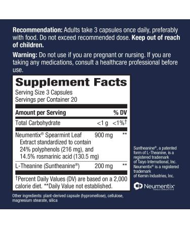 Nature's Way Brain Health Sustained Focus - 60 Capsules for Cognitive Support - Buy Online on GoSupps.com