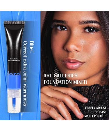 DAGEDA Foundation Mixing Pigment 0.67oz - Sweat-Proof & Long Lasting Liquid Foundation Shade Adjuster in Blue - Buy Online on GoSupps.com