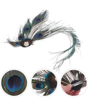 Healeved Hair Clip - Fashion Peacock Hair Pins Peacock Fascinator Peacock Hair Clip for Women and Girls - Fascinator - Buy Online on GoSupps.com