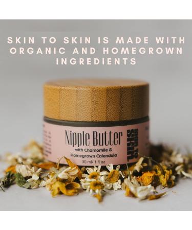 Organic Nipple Butter & Nursing Pads Combo | Soothing Nipple Balm for Dry Cracked Nipples | Skin to Skin Breastfeeding Essentials - Buy Online on GoSupps.com