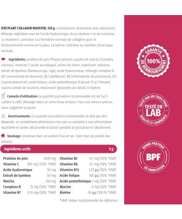 Nature's Finest by Nutrisslim Plant Vegan Collagen Powder With Hyaluronic Acid - Vitamins For Women - Normal Collagen Synthesis Cellular Protection Against Oxidative Damage - Buy Online on GoSupps.com