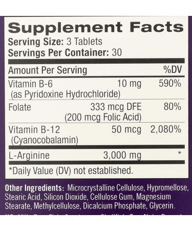 Natrol L-Arginine 3000 mg - 90 Tablets | Boost Nitric Oxide & Energy - Buy Online on GoSupps.com