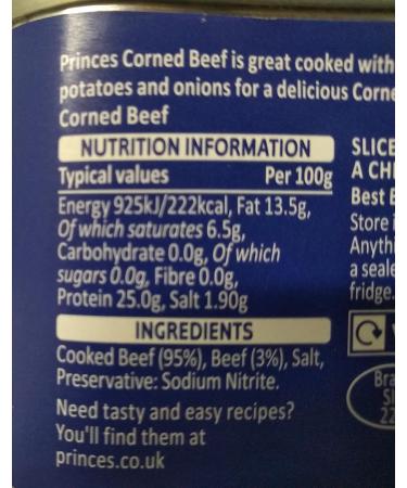 Princes Corned Beef 3 x 200gm - Buy Online on GoSupps.com