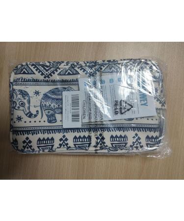 Women's Travel Toiletry Wash Bag | Dopp Kit Makeup Organizer for Cosmetics | Elephant Print - Buy Online on GoSupps.com
