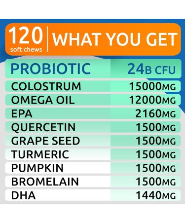 Allergy Relief + Advanced Allergy Bundle - Anti-Itch&Hot Spots + Itchy Skin Relief Pills - Omega 3 + Pumpkin+ Enzymes + Probiotics - Immune Supplement + Anti Itching Licking - 360 Chews - Made in USA - Buy Online on GoSupps.com