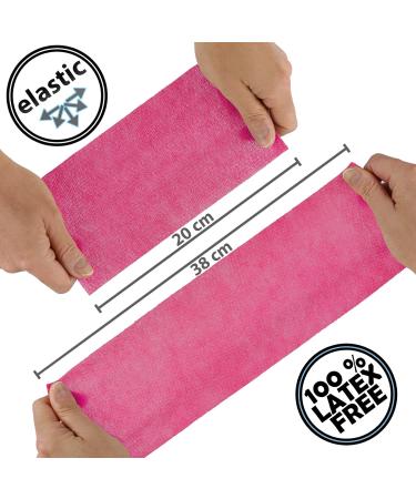 Alpidex 12 Rolls Pink Self-Adhesive Bandage Tape - 10cm x 4.5m Vet Wrap for Pets & Sports - Durable & Easy to Use - Buy Online on GoSupps.com