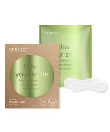 Apricot Beauty & Healthcare New!Mouth pads made of medical silicone with a highly effective hyaluron Silicone Care Mund Pads with hyaluron against upper lip nasolabial folds up to 30 applications 1 piece