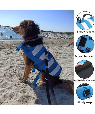 Wallpage Dog Swimming Vest - Adjustable Pet Bathing Suit & Lifesaver for Dogs (Small Blue) - Perfect Fit for Safe Water Fun - Buy Online on GoSupps.com