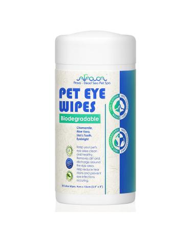 Arava pet drilling towels 100 pieces for dogs - cats puppies and kittens natural and aroma -medical removes dirt crust and discharge eye cleaning towels biodegradable. - Buy Online on GoSupps.com