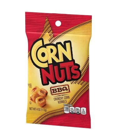 Crunchy BBQ Corn Nuts - 4 oz Bags, Pack of 12 | Delicious Snack - Buy Online on GoSupps.com