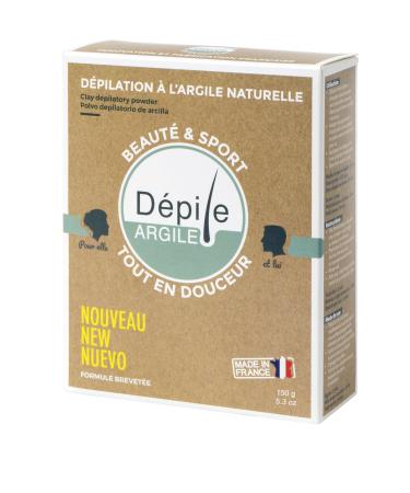 Argile D pilatoire 100% Naturelle Peau Douce & Lisse Sans Douleur - Sans Produits Chimiques Convient Toutes les Peaux Fabriqu en France (150g)