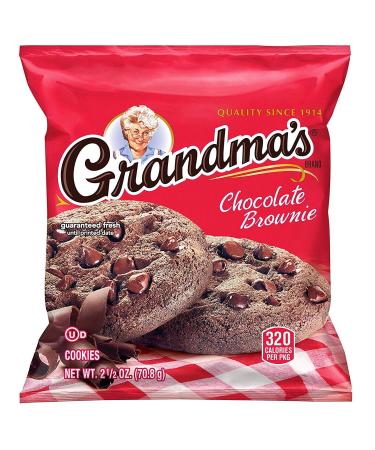 Grandma's Chocolate Brownie Cookie, 2.5 Ounce (60 Cookies)