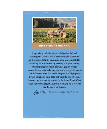 CLIF BAR - Blueberry Almond Crisp - Made with Organic Oats - Non-GMO - Plant Based - Energy Bars - 2.4 oz. (12 Pack) Blueberry Almond Crisp 12 Count (Pack of 1) - Buy Online on GoSupps.com