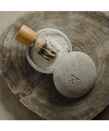 Arran Sense of Scotland Machrie Shave Stone and Soap Refill for Men (100g/3.5oz) - Sea Salt, Clary Sage, Woody Rockrose - Crisp, Clean, and Vibrant - Buy Online on GoSupps.com