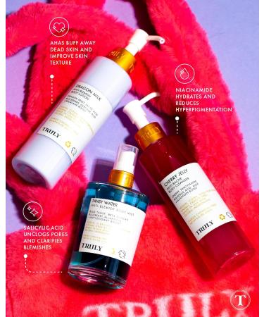 Truly Beauty Cherry Jelly Body Acne Wash - Soothing Niacinamide & Hydrating Allantoin Award-Winning Back Acne Treatment & Dark Spot Remover 8 Fl Oz - Buy Online on GoSupps.com