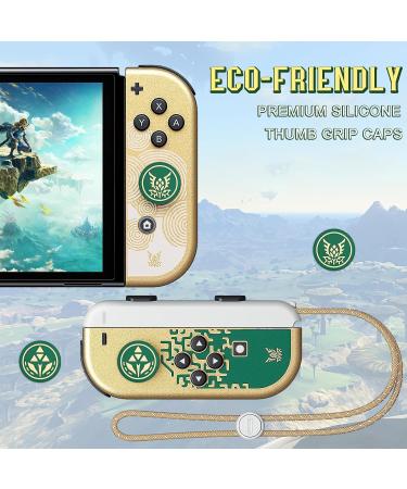 Premium Switch Thumb Grips Exclusive Zelda Tears of The Kingdom Theme Silicone Switch Joystick Caps Legend of Zelda Design - Compatible with Nintendo Switch/Switch OLED/Switch Lite by Wenbramo - Buy Online on GoSupps.com