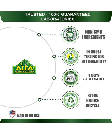 Alfa Vitamins Calcium Magnesium Zinc with Vitamin D - Support Healthy Bones, Joints, Teeth, and Skin - 100 Caplets - Buy Online on GoSupps.com