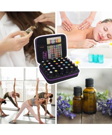 Canboc 30 Bottle Essential Oil Storage Holder Organizer Carrying Case - Black | Travel Bag for Young Living Oils with Labels & Bottle Opener - Buy Online on GoSupps.com