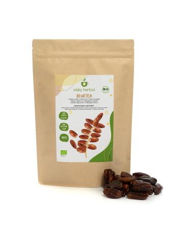 Organic Dates (1kg), Pitted Dried Dates with Organic Culture, 100% Natural and Pure, Ready to Eat Fruit Snack, Vegan