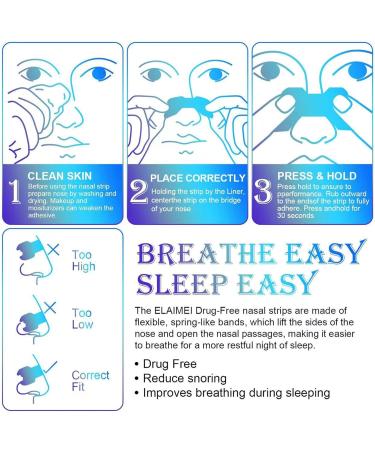 Anti-Snoring Nasal Strips for Better Breathing and Improved Sleep Comfort - Buy Online on GoSupps.com