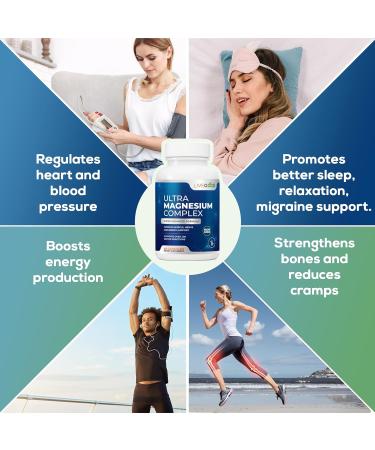LiveGood Ultra Magnesium Complex Organic Magnesium Glycinate and Gluconate for Muscle Recovery Nerve Support & Relief High Absorption Supplement Vegan Non-GMO Made in USA 60 Capsules - Buy Online on GoSupps.com