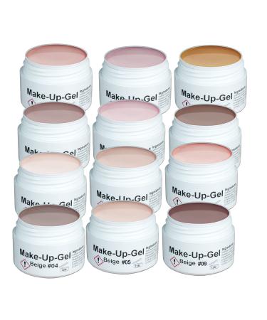GS-Nails UV Make-Up Gel Camuflage Gel All 12 Colors a5ml 60ml