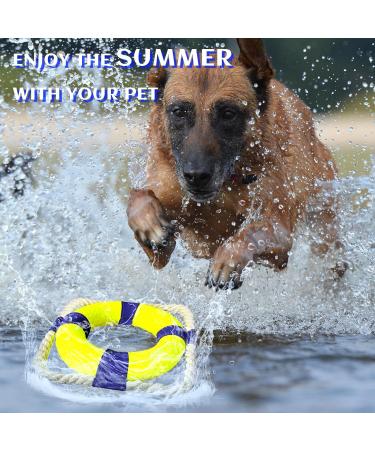 Indestructible Dog Frisbee & Water Toy | Interactive Ring for Small Medium & Large Dogs - Buy Online on GoSupps.com