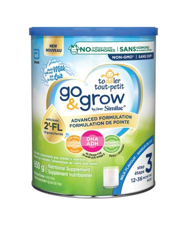 Similac Go & Grow Step 3 Toddler Drink with 2'-FL. Immune Support Innovation: 2'-FL Powder 12-36 Months Milk Flavour 850 grams