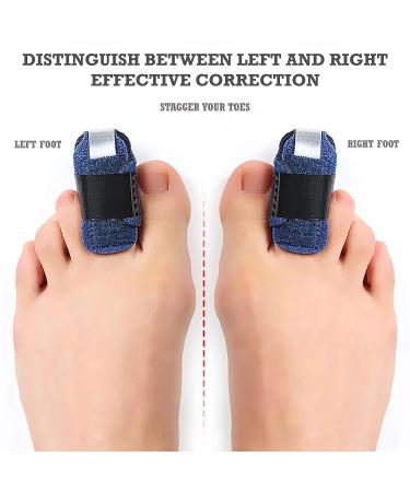 2 Pack Toe Straightener and Toe Brace for Hammer Toe - Blue - Buy Online on GoSupps.com