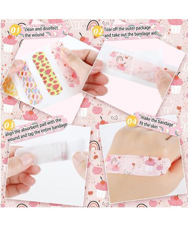 300 Pieces Kids Cartoon Bandages - Colorful Cute Waterproof Adhesive Stickers for Boys and Girls - Protection and Care for Cuts and Scrapes (Cute Designs) - Buy Online on GoSupps.com