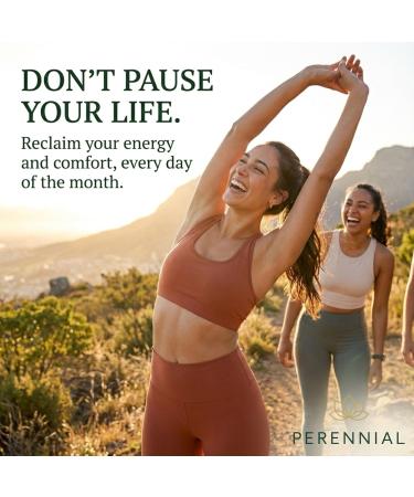 Perennial Healthy Cycles PMS and Period Relief Supplement with Vitex, Dong Quai, and Raspberry Leaf Supports Menstrual Balance and Comfort Natural Formula for Women s Cycle Health 120 Capsules - Buy Online on GoSupps.com