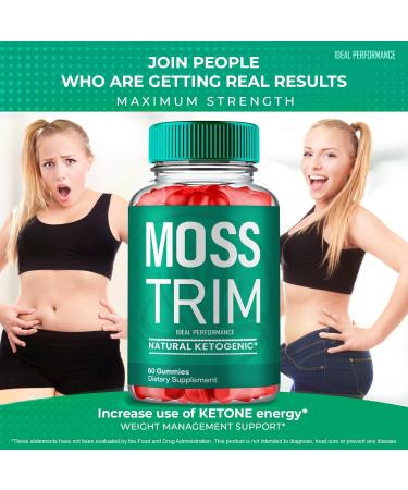 Moss Trim Keto ACV Gummies Moss Trim ACV-Keto Gummies 1000MG - Maximum Strength MossTrim All Natural Apple Cider Vinegar Vitamin B12 Pomegranate Moss Trim ACV Gummy Reviews (5 Pack) - Buy Online on GoSupps.com