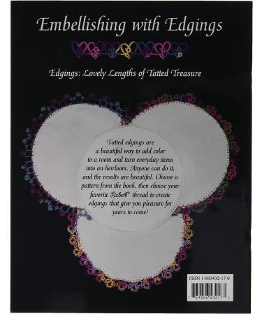 Handy Hands Embellishing with Edgings Tatting Book in Black - Embroidery Guide - Buy Online on GoSupps.com
