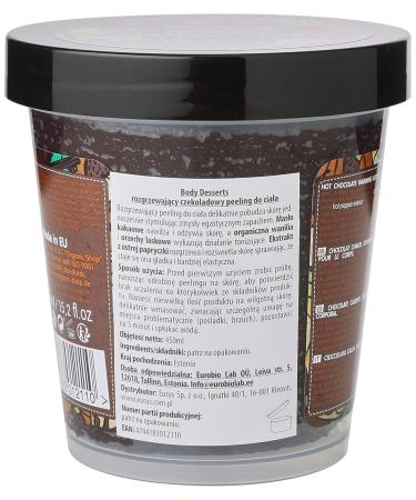 Organic Shop Hot Chocolate Warming Body Scrub 450ml | Organic Body Care | International Shipping Available - Buy Online on GoSupps.com