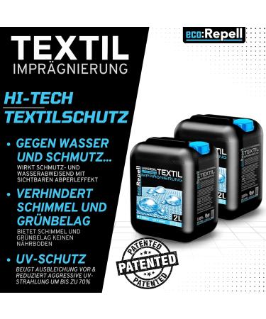 Eco: Repell 2x2L Universal Textile Impregnation Spray | PFC-Free Protection for Awnings Furniture Tents & More - Buy Online on GoSupps.com
