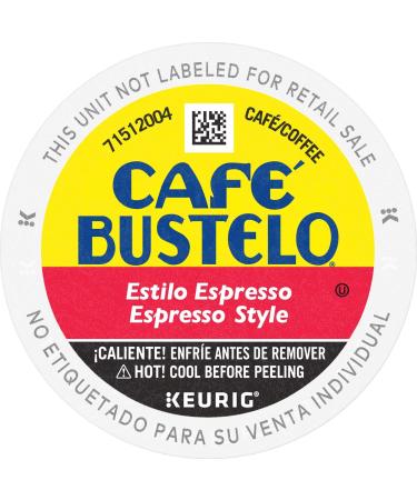 Caf Bustelo Espresso Style Dark Roast Coffee, 12 Count (Pack of 6) Espresso Dark Roast 12 Count (Pack of 6)