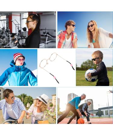 10 Pairs of Colorful Silicone Anti-Slip Glasses Holders - Soft Brick Covers for Kids & Adults - Perfect for Myopic Grooves Sunglasses & Reading Glasses - Buy Online on GoSupps.com