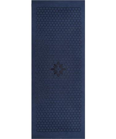Non-Slip Hot Yoga Towel - Unique Two-Sided Design, Absorbent Microfiber, Dark Blue - Buy Online on GoSupps.com
