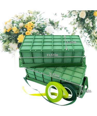 2-Piece Floral Foam Cage for Artificial Flower Arrangement - Ideal for Wedding Decor and Holiday Centerpieces - Buy Online on GoSupps.com