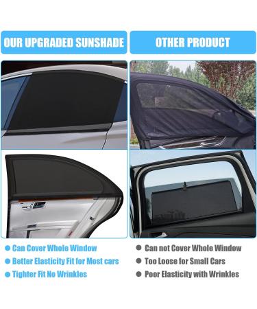 Buy Akapola 2-Piece Car Baby Sun Protection Visor | Universal Fit UV Heat Shield for Kids | Suitable for Cars SUVs Vans - Black - Buy Online on GoSupps.com