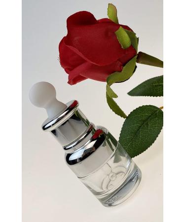 50ml Refillable Clear Glass Essential Oil Bottle with Glass Pipette - Elite Fluid Cosmetics Jar - Buy Online on GoSupps.com