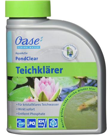 Oase 43140 Aquaactiv PondClear - 500 ml Pond Declarer for Instant Algae Control & Water Clarity - International Shipping Available - Buy Online on GoSupps.com