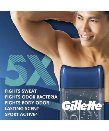 Gillette Antiperspirant and Deodorant for Men Clear Gel Smooth Defense 108g Clear Gel Smooth Defense 108 ml (Pack of 1) - Buy Online on GoSupps.com