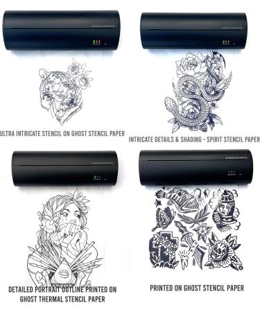 Hildbrandt Dreamweaver Portable Tattoo Stencil Printer | Wireless Bluetooth | Thermal Stencils Compatible with Apple iOS | Bundle with Stencil Stuff, Even Better Butter, Ghost Paper - 4oz - Buy Online on GoSupps.com