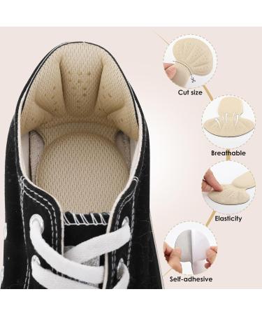 Sponge Heel Cushion Heel Grips Shoes Pads Self-Adhesive Heel Cushion Inserts for Shoe Too Big Soft Mesh Heel Grips Pads Thick Back Insoles Anti Blister Shoe Liners Heel Protectors (Black&Nude) - Buy Online on GoSupps.com