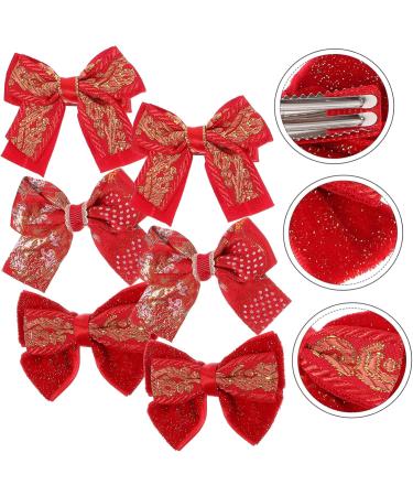 FRCOLOR 3 Pairs Bow Hairpin Hair Clips for Little Girl Chinese Hair Clip Chinese Hair Barrettes Hair Accessories for Girl Chinese Hair Accessories Hairclips Bow Tie Asia Fabric Girl Child - Buy Online on GoSupps.com