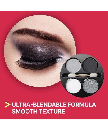 Claraline Quadro Eyeshadow Palette - Long-Lasting & Highly Pigmented Smokey Shades | Cruelty-Free & Paraben-Free Eye Makeup Palette - Buy Online on GoSupps.com