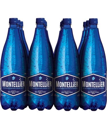 Montellier Carbonated Natural Mineral Water 12x1L - Buy Online on GoSupps.com