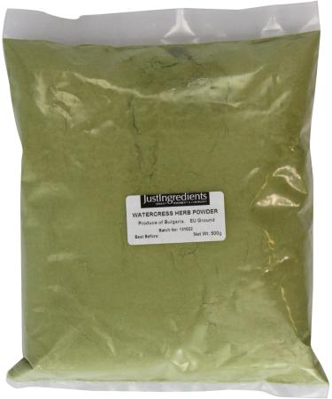 JustIngredients Essential Watercress Powder 500g - Buy Online on GoSupps.com